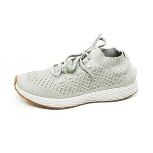 NOBULL All Day Knit Runner Mens Shoes Gray White Gum Sole Size 9